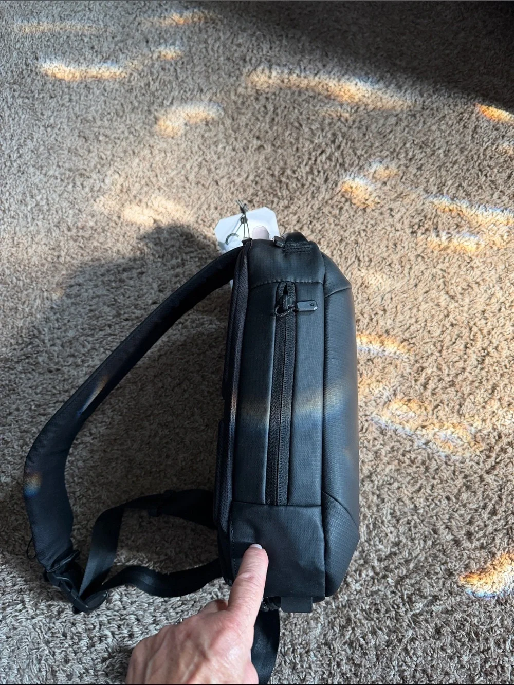 Navigator Lite Black Sling Bag